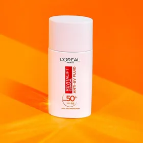 ضد آفتاب ویتامین سی لورآل بی رنگRevitalift Clinical Fluide Anti-UV SPF50+