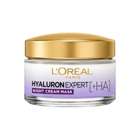 کرم آبرسان شب لورال Hyaluron Expert حجم 50 میل | ترمیم‌کننده و جوانساز پوست