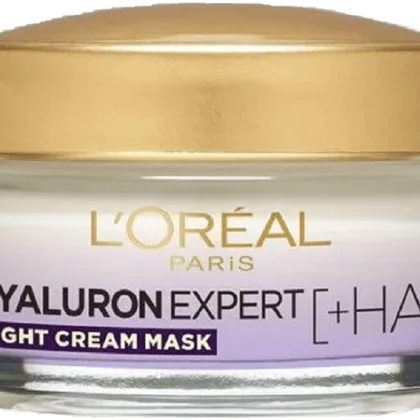 کرم آبرسان شب لورال Hyaluron Expert حجم 50 میل | ترمیمکننده و جوانساز پوست از برند L'Oréal