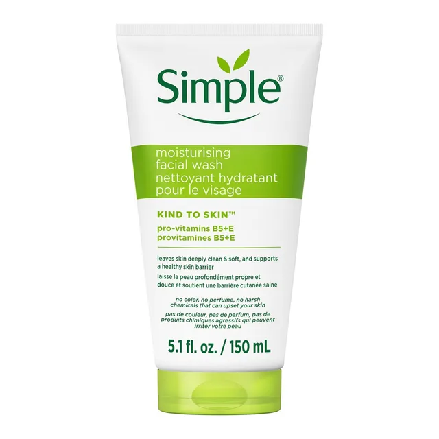 شوینده صورت سیمپل مدل Moisturising از برند Simple