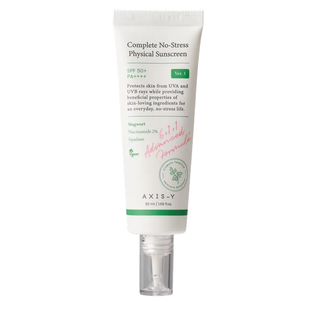 ضدآفتاب فیزیکی اکسیس وای Complete No-Stress SPF50+ | محافظت قوی و بدون حساسیت از برند Axis-Y
