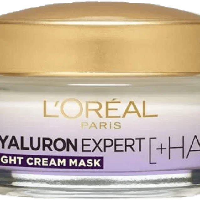 کرم آبرسان شب لورال Hyaluron Expert حجم 50 میل | ترمیمکننده و جوانساز پوست از برند L'Oréal