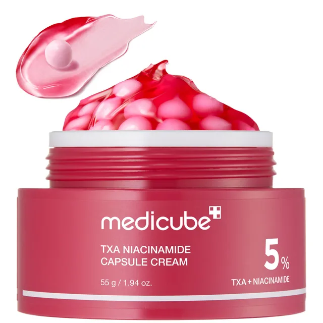 آبرسان کرم کپسولی ضدلک و روشن کننده مدی کیوب نیاسینامید + TXA از برند Medicube