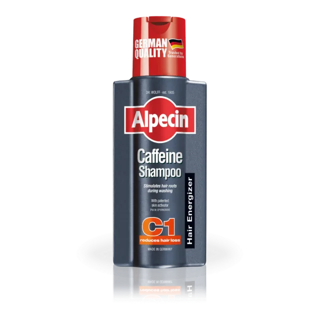 شامپو کافئین آلپسین C1 حجم 250 میلیلیتر از برند Alpecin